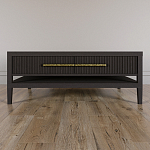 Кофейный стол Primo с двумя ящиками Темный орех варинант исполнения - 2 | Loft Concept в Брянске