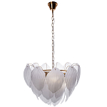 Люстра с лепестками из матового рифленого стекла Chandelier Water Lily варинант исполнения - 1 | Loft Concept в Брянске