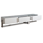 Тумба под телевизор со стеклянным фасадом Modern TumbvTV варинант исполнения - 2 | Loft Concept в Брянске