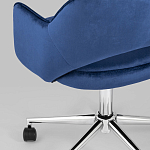 Кресло для компьютерного стола Veloury Blue варинант исполнения - 8 | Loft Concept в Брянске