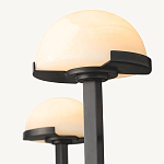 Люстрас 3-мя мраморными плафонами в форме купола Light Warm Light варинант исполнения - 1 | Loft Concept в Брянске