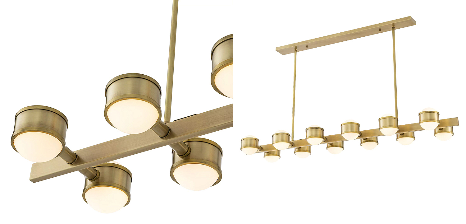 Люстра Eichholtz Chandelier Aldo Brass Люстра Eichholtz Chandelier Aldo Brass - Loft-Concept в Брянске