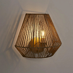 Бра с плетенным из пеньки абажуром Jutti H25 см варинант исполнения - 2 | Loft Concept в Брянске