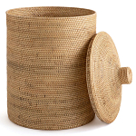 Плетеная корзина с крышкой Kheri Wicker Basket варинант исполнения - 3 | Loft Concept в Брянске