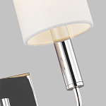 Бра с прямоугольным основанием и 2-мя белыми цилиндрическими льняными абажурами Feiss варинант исполнения - 2 | Loft Concept в Брянске