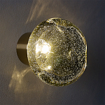 Бра с круглым плафоном из прозрачного стекла с пузырьками воздуха Effervia  варинант исполнения - 8 | Loft Concept в Брянске