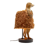 Настольная лампа Цурикат плафон из меха варинант исполнения - 2 | Loft Concept в Брянске