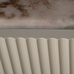 Тумба под телевизор серая с мраморной столешницей Uniqueness Marble варинант исполнения - 4 | Loft Concept в Брянске