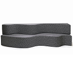 Дизайнерский модульный диван волнистой формы с цветным принтом Poltronova Superonda Sofa варинант исполнения - 2 | Loft Concept в Брянске