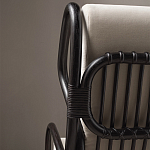 Дизайнерское кресло из ротанга Gio Ponti CONTINUUM D.163.7 BY BONACINA 1889 Armchair варинант исполнения - 3 | Loft Concept в Брянске