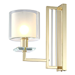 Бра с геометрическим каркасом из металла и цилиндрическим стеклянным плафоном Laurent варинант исполнения - 6 | Loft Concept в Брянске