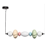 Подвесной светильник линейный с керамическими элементами 24W LED Fragrant Light варинант исполнения - 3 | Loft Concept в Брянске