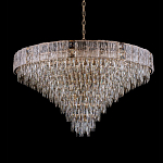 Люстра с каскадом из прозрачного хрусталя Constant Sparks варинант исполнения - 14 | Loft Concept в Брянске