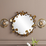 Бра круглое с прозрачным рельефным плафоном Crystal Prism варинант исполнения - 3 | Loft Concept в Брянске