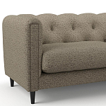 Мебельная ткань Шенилл коричневый цвет 138 см T4-28 варинант исполнения - 6 | Loft Concept в Брянске