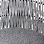 Кресло с декоративным плетением на спинке и подлокотниках Armchair Weaving варинант исполнения - 8 | Loft Concept в Брянске