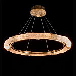 Люстра в форме кольца с золотым декором Warm Heavenly Light варинант исполнения - 2 | Loft Concept в Брянске