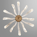 Люстра с крупными рельефным декором в виде лепестков 60 см Ethereal Bloom варинант исполнения - 4 | Loft Concept в Брянске