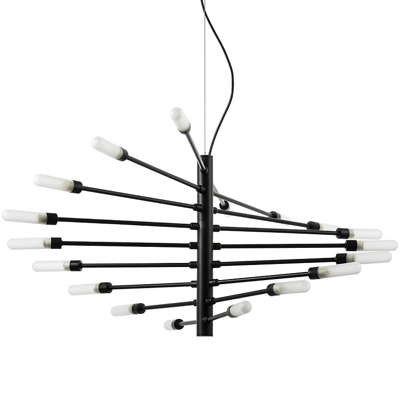 Люстра Gradenigo Chandelier Черный Белый Люстра Gradenigo Chandelier Черный Белый в Брянске | Loft Concept