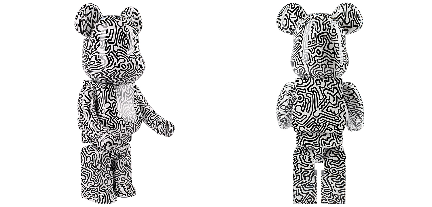 Статуэтка Bearbrick Keith Haring Ver. 4 Статуэтка Bearbrick Keith Haring Ver. 4 - Loft-Concept в Брянске