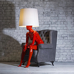 Лампа MANNEQUIN LAMP с абажуром девушка на кресле варинант исполнения - 4 | Loft Concept в Брянске