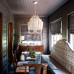 Люстра белая с несколькими ярусами деревянных палочек Bright Wooden Chandelier варинант исполнения - 5 | Loft Concept в Брянске