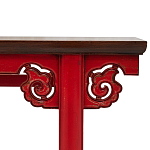 Деревянная консоль в китайском стиле красная Tang Console Table варинант исполнения - 5 | Loft Concept в Брянске