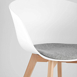 Стул из пластика с мягким сиденьем Eames варинант исполнения - 7 | Loft Concept в Брянске