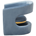 Кресло голубое Walsh Blue Armchair варинант исполнения - 5 | Loft Concept в Брянске