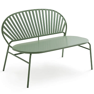 Зелёная скамья из стали Goodwin Metal Bench Green