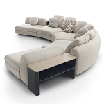 Большой угловой Диван California трансформер с приставными деревянными модулями   варинант исполнения - 2 | Loft Concept в Брянске