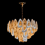 Люстра с многослойными белыми и прозрачными подвесками Character Chandelier варинант исполнения - 4 | Loft Concept в Брянске