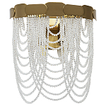 Бра с хрустальными подвесками Riche Crystal Metal Wall Lamp варинант исполнения - 1 | Loft Concept в Брянске