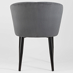 Мягкое кресло на металлических ножках Shaggy Dark Grey варинант исполнения - 3 | Loft Concept в Брянске