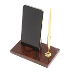 Подставка для телефона с ручкой из натурального камня креноид Natural Stone Stand варинант исполнения - 3 | Loft Concept в Брянске