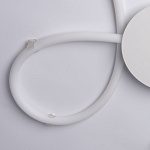 Люстра белого цвета с тремя изогнутыми светодиоидными плафонами Luke Lampco Tracer Lamp варинант исполнения - 3 | Loft Concept в Брянске