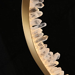 Подвесной светильник обрамленный элементами в виде кристаллов Smooth Shine варинант исполнения - 5 | Loft Concept в Брянске