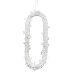 Подвесной светильник овальной формы с декором кристаллы Gilbertine Oval Crystals Hanging Lamp варинант исполнения - 1 | Loft Concept в Брянске