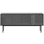 Длинная тумба с зеркальным декором Serena варинант исполнения - 11 | Loft Concept в Брянске