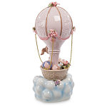 Статуэтка фарфоровая музыкальная Девочка на воздушном шаре Charming Statuette варинант исполнения - 1 | Loft Concept в Брянске