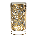 Столик приставной с цветочной резной фактурой Madagascar варинант исполнения - 1 | Loft Concept в Брянске