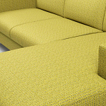 Мебельная ткань Шенилл горчичный цвет 142 см T4-62 варинант исполнения - 10 | Loft Concept в Брянске