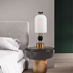 Настольная лампа в виде фонаря с белым фактурным абажуром Echoes of Light варинант исполнения - 7 | Loft Concept в Брянске