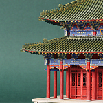 Макет Китайской пагоды миниатюра Дворцовый парк Синцинь в Пекине варинант исполнения - 1 | Loft Concept в Брянске