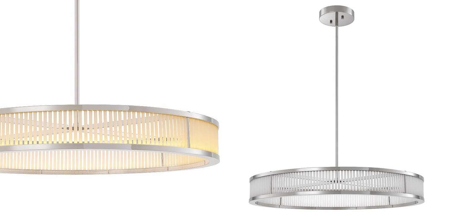 Люстра Eichholtz Chandelier Thibaud L Nickel Люстра Eichholtz Chandelier Thibaud L Nickel - Loft-Concept в Брянске