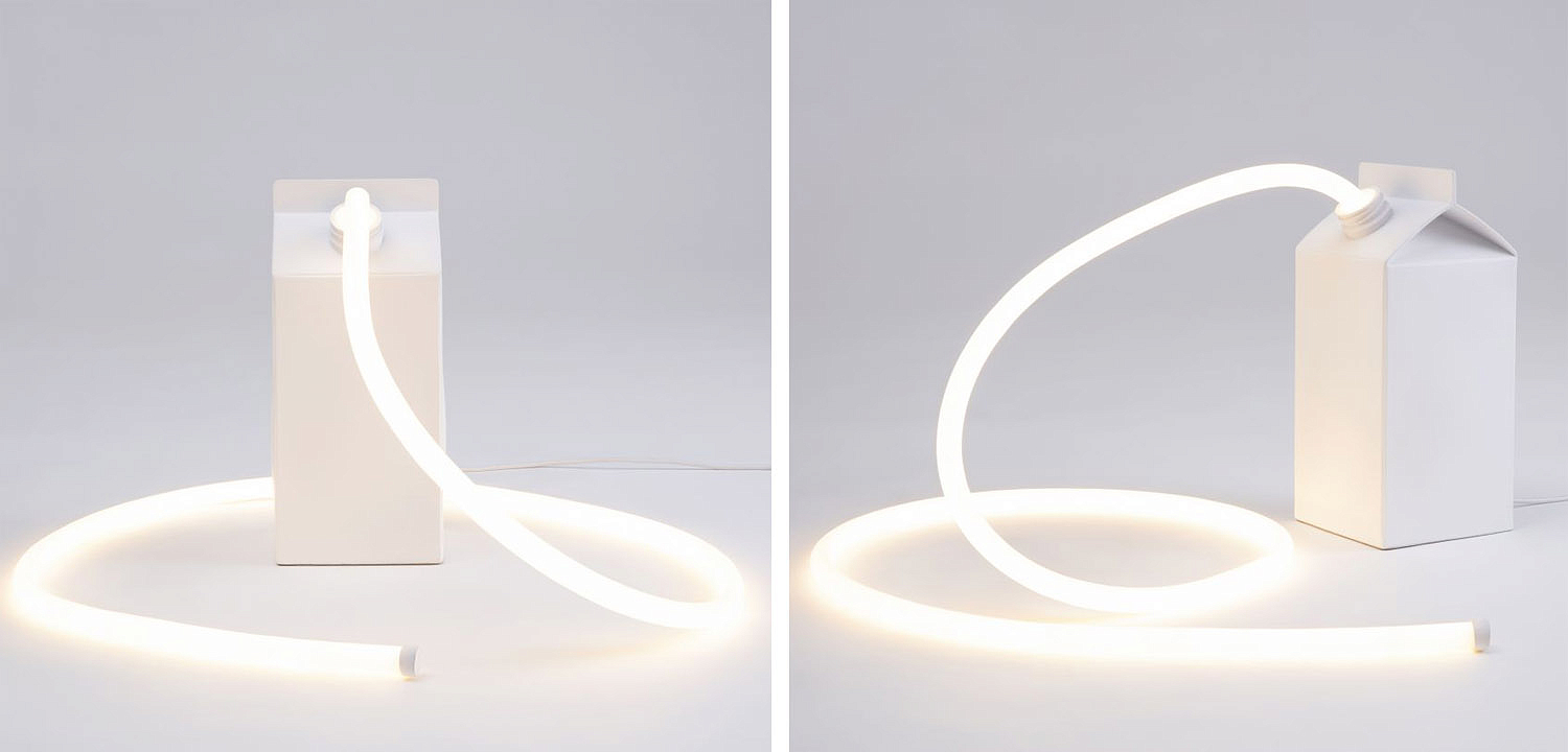 Настольная лампа Seletti Daily Glow Milk Настольная лампа Seletti Daily Glow Milk - Loft-Concept в Брянске