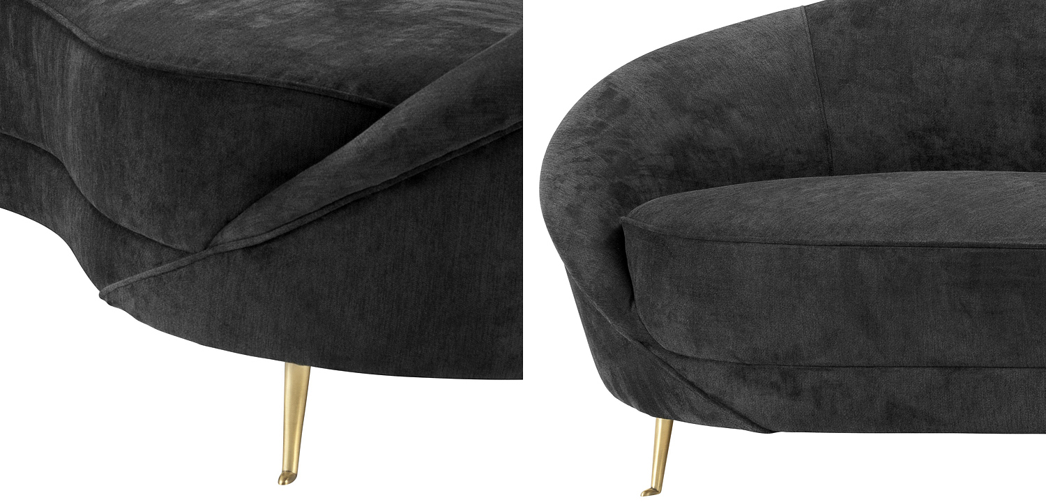 Диван Eichholtz Sofa Provocateur Black Диван Eichholtz Sofa Provocateur Black - Loft-Concept в Брянске