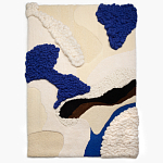 Ковер ручной работы Electric blue and popcorn варинант исполнения - 1 | Loft Concept в Брянске