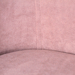 Банкетка пыльно-розовый велюр со спинкой и подлокотниками на 4-х деревянных ножках Aurora Pink варинант исполнения - 3 | Loft Concept в Брянске