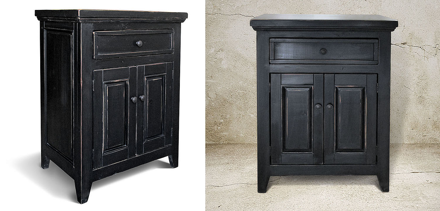 Комод в стиле прованс Geronimo Provence HARMONIE Weathered Charcoal Черный Комод в стиле прованс Geronimo Provence HARMONIE Weathered Charcoal Черный - Loft-Concept в Брянске